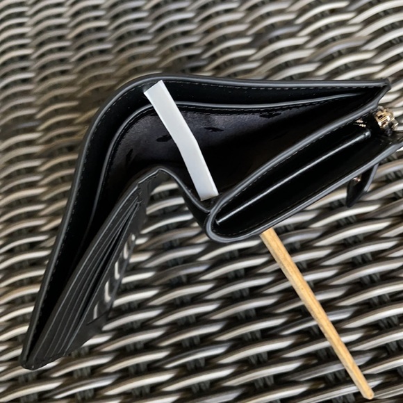 Kate Spade Staci Ditsy Buds Medium Compact Bifold Wallet wlr00608 Black Multi - Picture 10 of 16